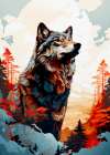 Wolf Animal Art #Wolf Art Print