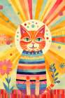 Happy Cat Iv Art Print