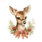 E Christmas 9 Art Print