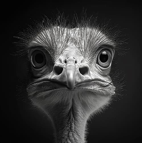 Ostrich 2 Art Print