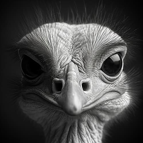 Ostrich 3 Art Print
