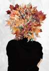 Autumn Face - Marilyn Monroe Art Print