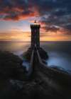 Phare de Kermorvan Art Print