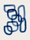 Navy Rings Art Print
