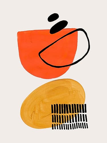 Sun Orbit Minimalist Print