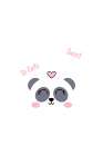 Kawaii Panda Art Print