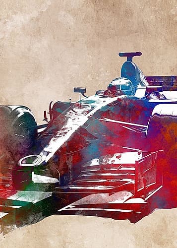 Car Racing Sport Art #Racing Games and Sports Print