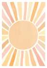 Boho Sun Art Print