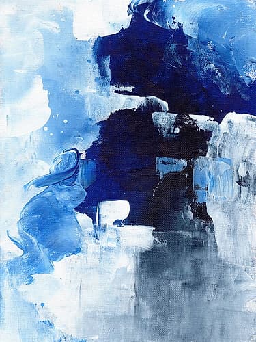 Winter Night Minimalist Print