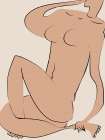 The Nude After Matisse Art Print