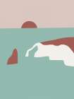Minimal Seascape Art Print