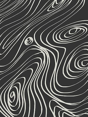 Black And White Line Art First Minimalist Print