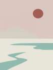 Ice River Art Print