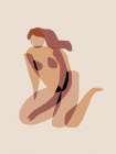Nude In Rest Art Print