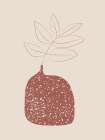 Textured Vase Still Life Art Print