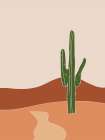 The Only Cactus Art Print