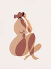 The Thinking Nude Art Print