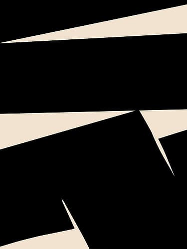 Black Plain Abstract Minimalist Print