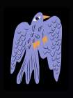 Blue Bird Art Print