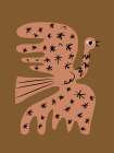 Brown Phoenix Art Print