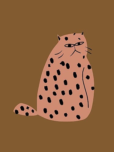 Grumpy Cat Minimalist Print