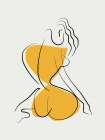Minimalist Line Art Nude Art Print