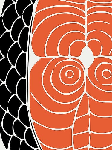 Fish Meat Art Print
