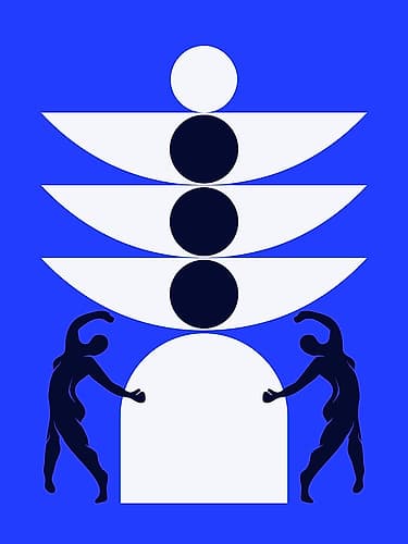 Mid Century With Matisse Minimalist Print