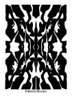 Pattern Bizarre In Black Art Print