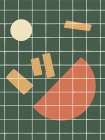 Shapes Cut Out Grid Art Print