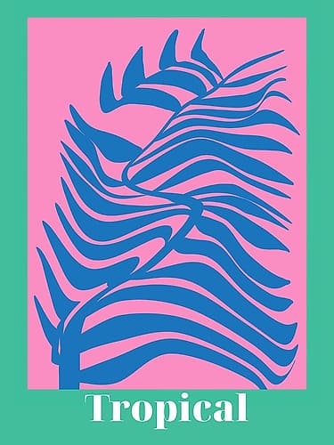 Tropical Plant Art Print