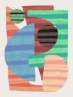Abstract Stripe Minimal Collage 18 Minimalist Print