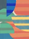 Abstract Stripe Minimal Collage 20 Minimalist Print