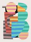 Abstract Stripe Minimal Collage 22 Abstract Art Print