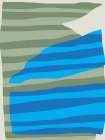 Abstract Stripe Minimal Collage Minimalist Print