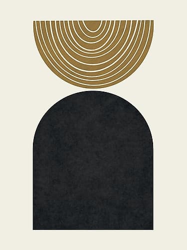 Arch Composition Minimalist Print