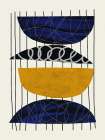 Sphere Cut Out Collage Art Print