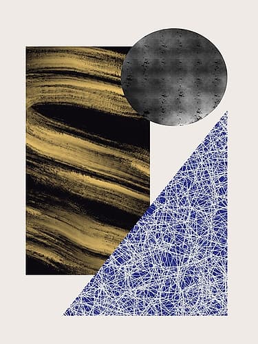 The Three Shapes Minimalist Print