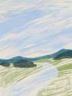Abstract Landscape Sketch Art Print