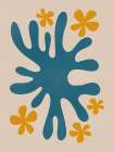 Coral With Flowers Art Print