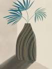 Flower Vase By the Corner Art Print