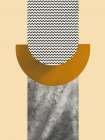 Marble With Geometrical Ring Art Print