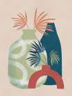 Still Life With Patterned Vase Art Print