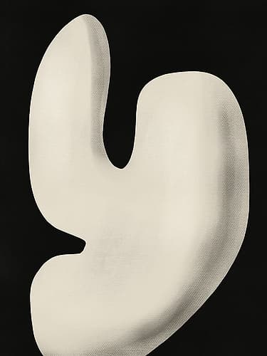 Abstract White Sculpture Y Abstract Art Print