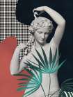 Maiden With Palm Veil Art Print