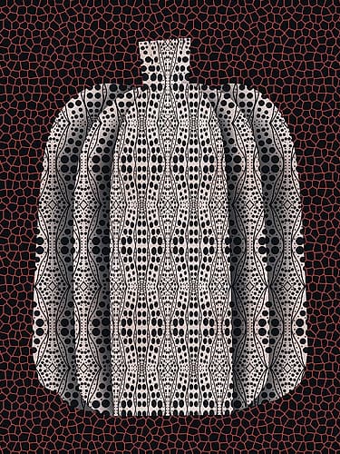 Pop Art Pumpkin Vase Art Print
