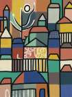 Stacked Village Art Print