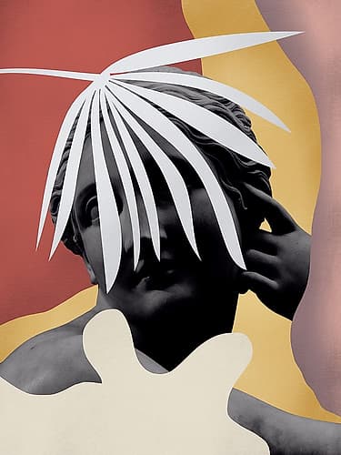 The Palm Veil Minimalist Print