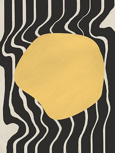 Liquid Yellow Art Print
