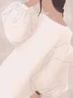 White Pajamas Art Print